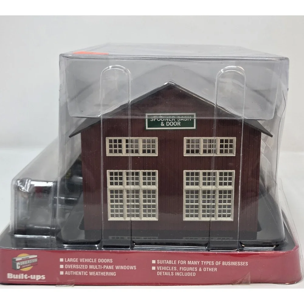 Walthers Cornerstone 933-2847 HO Scale Spooner Sash Door Structure Built-Up NIB